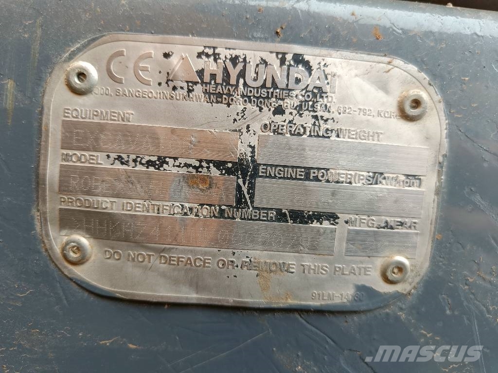 Hyundai R 145 Pásová rýpadla