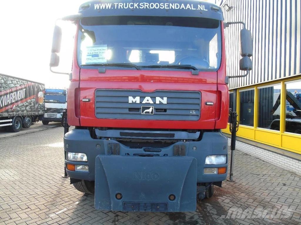 MAN TGA 41.440 8X4 + HIAB 166 E-3 HIPRO + REMOTE + HOO Hook lift trucks
