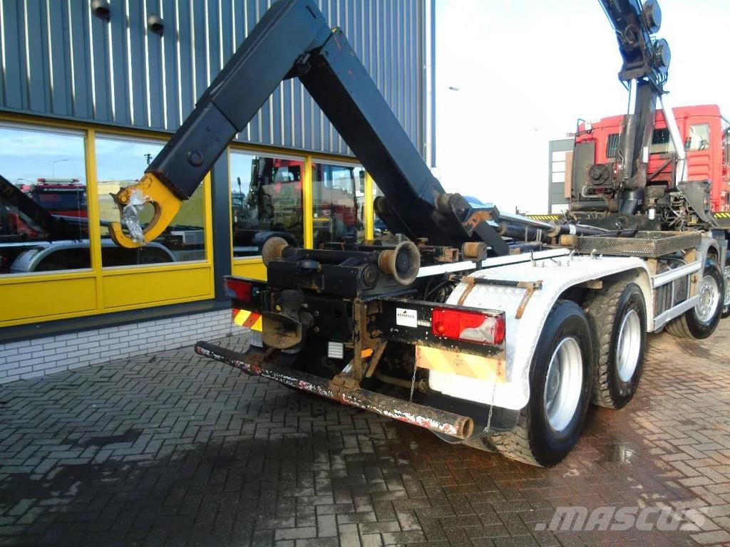 MAN TGA 41.440 8X4 + HIAB 166 E-3 HIPRO + REMOTE + HOO Hook lift trucks