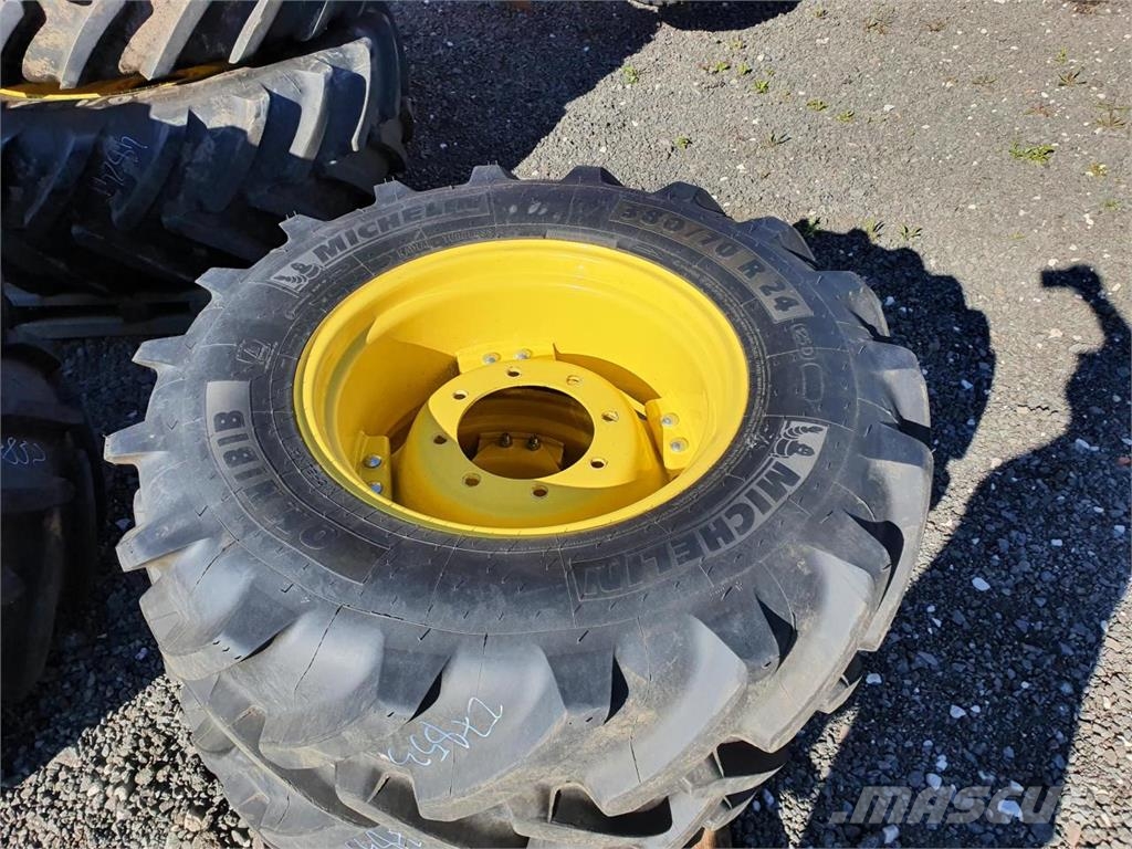 Michelin 380/70R24 x2 Hjul, Dæk og Fælge