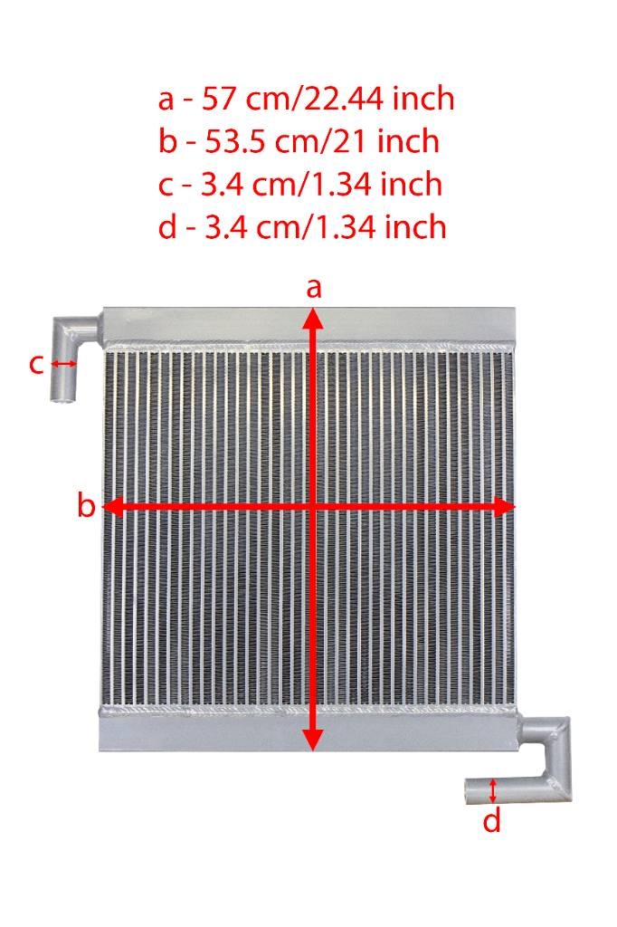 Hitachi Hydraulic Oil Cooler 4397056 Radiatoren