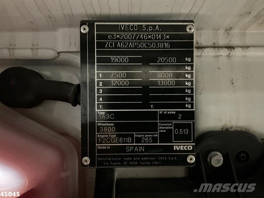 Iveco Stralis AD200X36 Huisvuilwagen Chassis NEW & UNUSE Tovornjaki-šasije