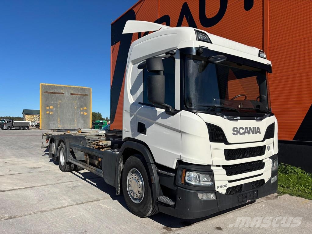 Scania P 500 6x2*4 9 TON FRONT AXLE / RETARDER Containerbil