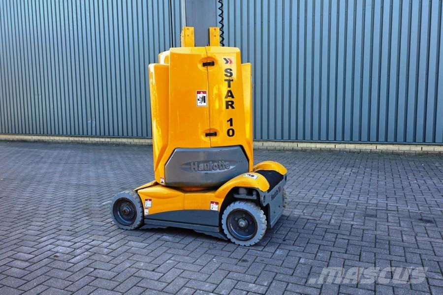 Haulotte STAR 10 Electric, 10m Working Height, 3m Reach, 20 Mini Pale Gommate