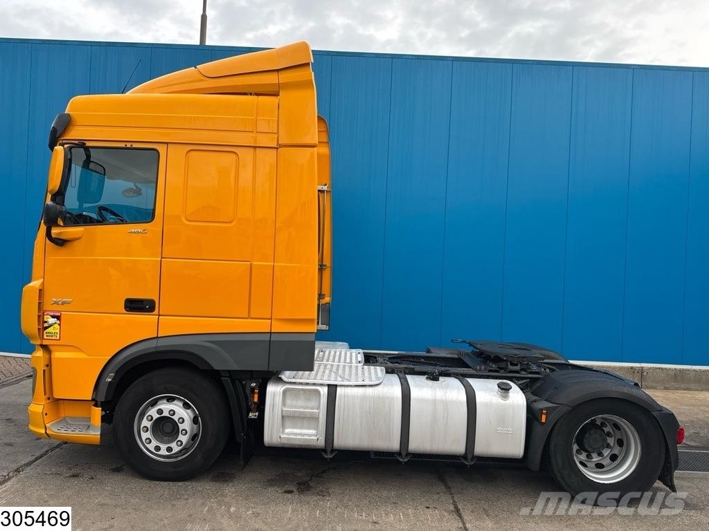 DAF XF 480 EURO 6, ACC, Standairco 트랙터 유닛