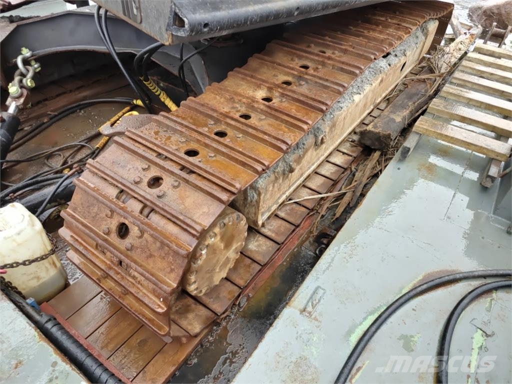  Ruoppausproomu, hinaaja + Volvo EC250EL Ruoppauspr Barje si pontoane