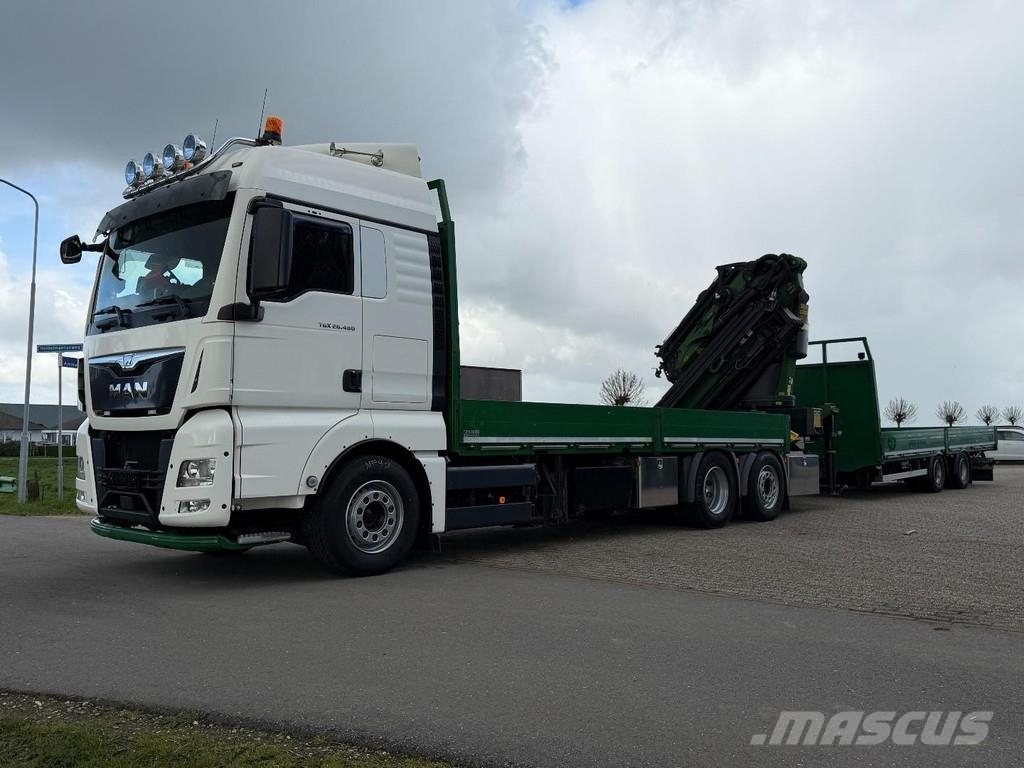 MAN TGS 26.480 PALFINGER 53002 53TM! JIB/WING!!EURO6!! رافعات صالحة لكل أنواع الطرق