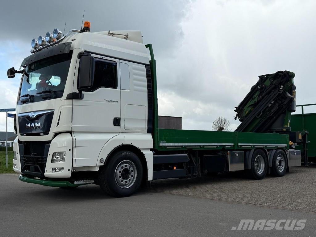 MAN TGS 26.480 PALFINGER 53002 53TM! JIB/WING!!EURO6!! رافعات صالحة لكل أنواع الطرق