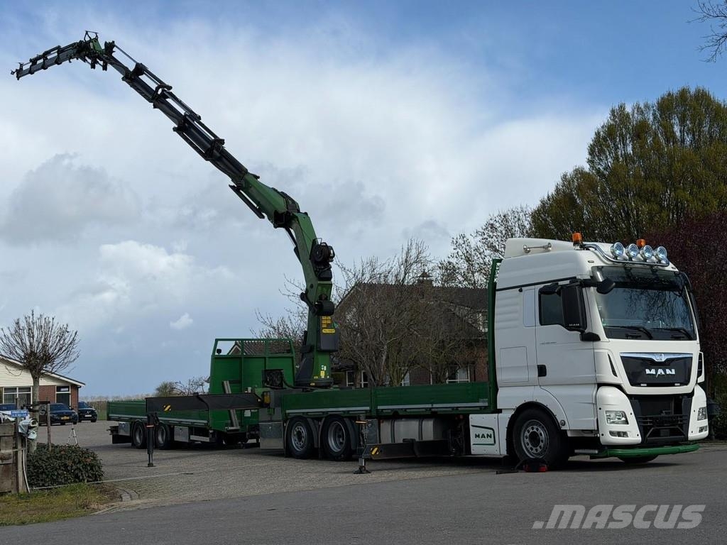 MAN TGS 26.480 PALFINGER 53002 53TM! JIB/WING!!EURO6!! رافعات صالحة لكل أنواع الطرق