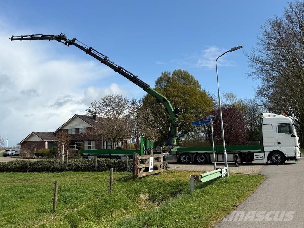 MAN TGS 26.480 PALFINGER 53002 53TM! JIB/WING!!EURO6!! رافعات صالحة لكل أنواع الطرق