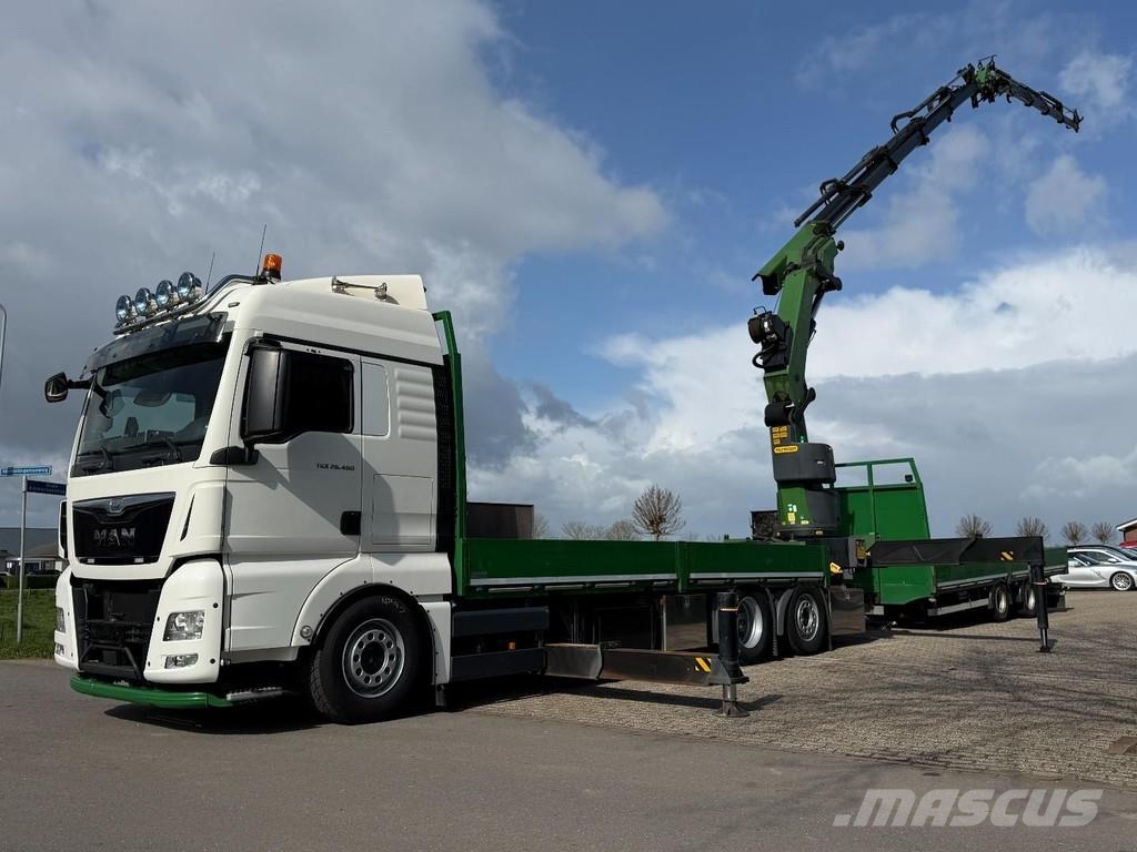 MAN TGS 26.480 PALFINGER 53002 53TM! JIB/WING!!EURO6!! رافعات صالحة لكل أنواع الطرق