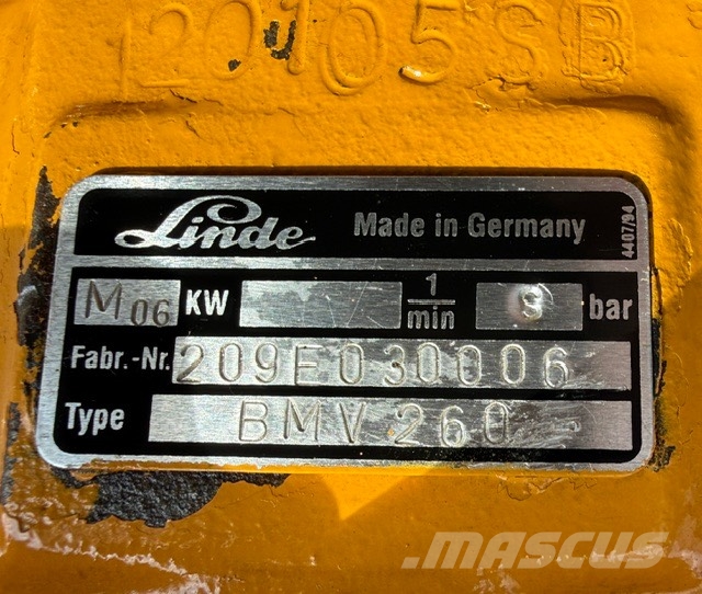 Liebherr PR 742 LINDE BMV260 HYDRAULIC MOTOR Hydraulics