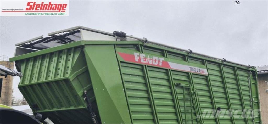 Fendt Tigo 75 XR Kendi yükler römorklar