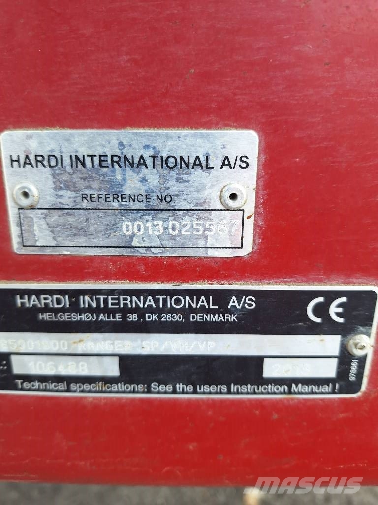 Hardi Ranger 2500 Ťahané postrekovače