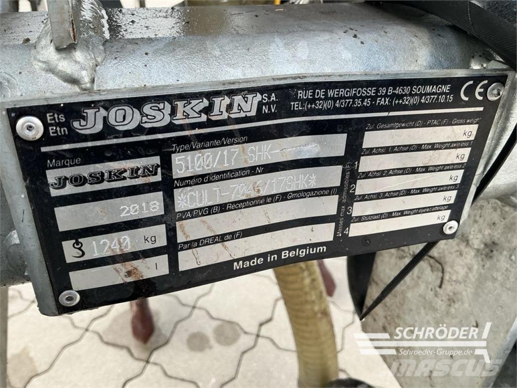 Joskin GÜLLEGRUBBER 5100/17 SHK Kuivalannan levittimet