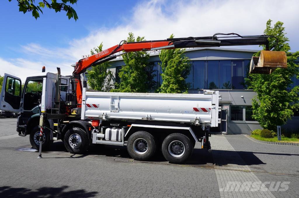 Mercedes-Benz Arocs 3236 8x4 / HDS Fassi F155A.0.22 / 3 units Camiões basculantes
