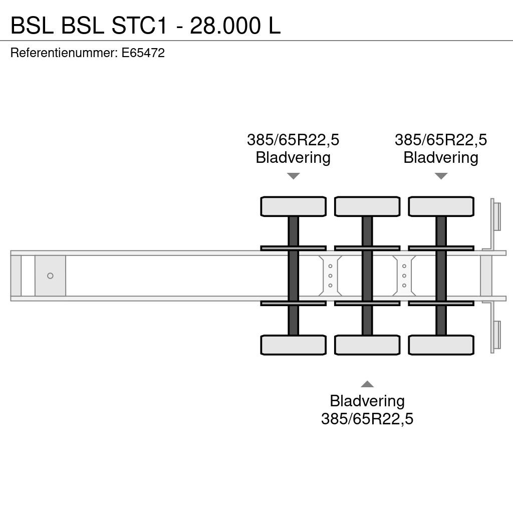 BSL STC1 - 28.000 L Semirimorchi cisterna