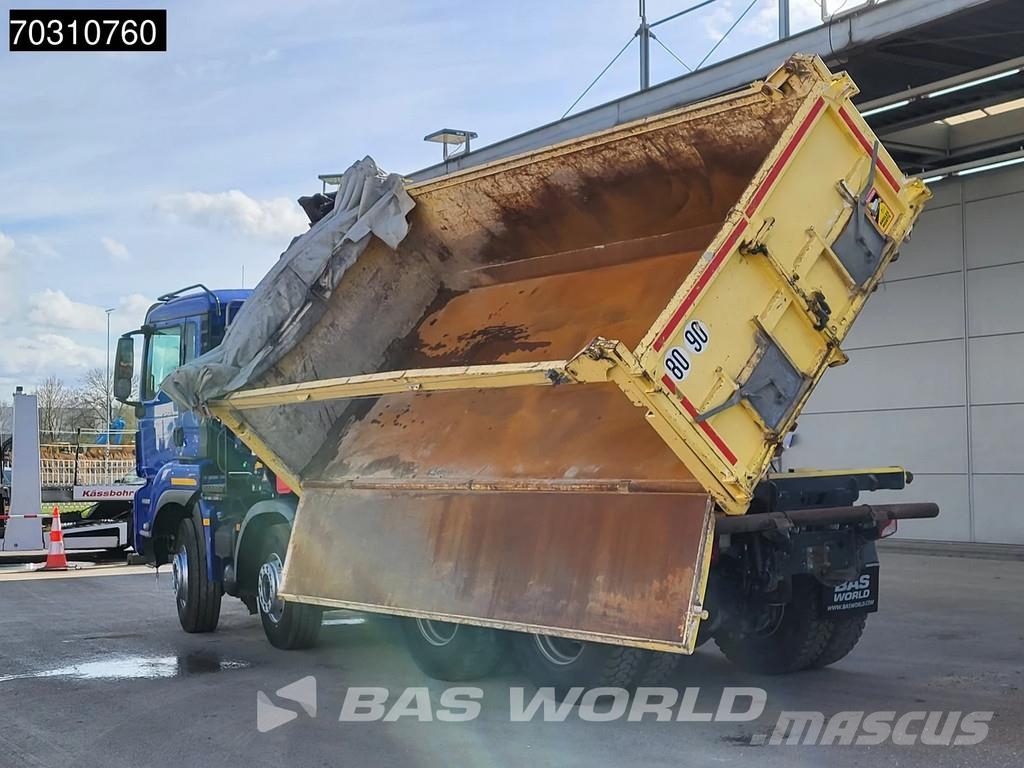 MAN TGS 35.480 8X4 HMF 2243-Z2 Crane Kran Tipper Euro Tipper trucks