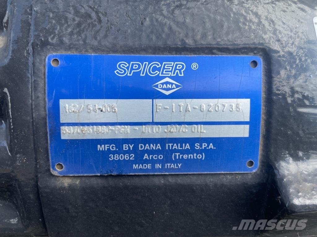 Terex TW110-5370661880-Dana Spicer 162/54-Axle/Achse/As Ejes