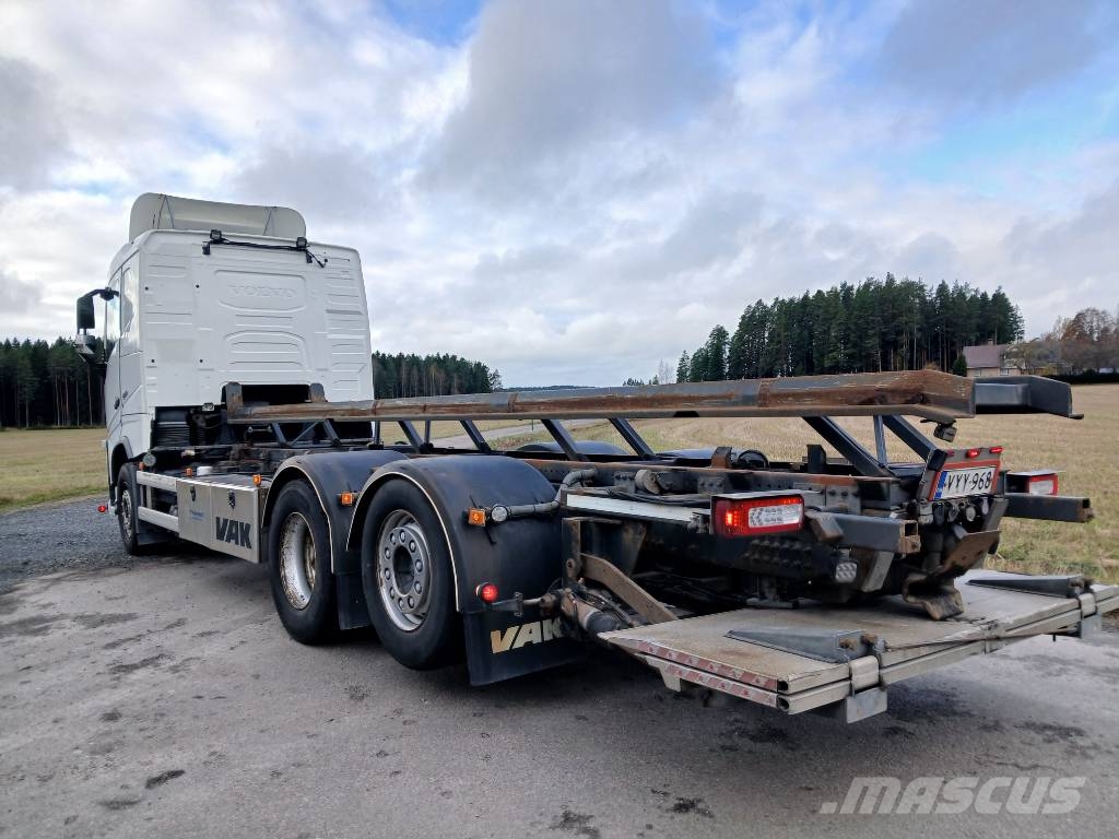 Volvo FH500 6x2 hydr tasonosto+pl Containerwagen