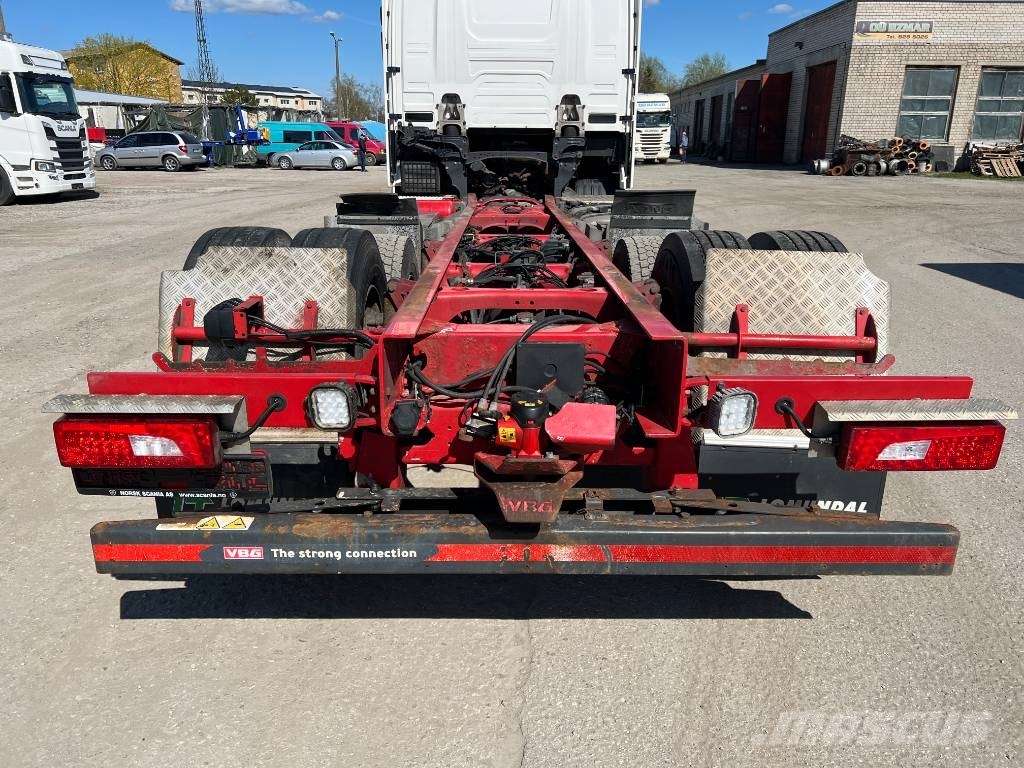 Scania S580B6X2NB EURO6, full air, 9T front axel!! Camiones con chasís y cabina