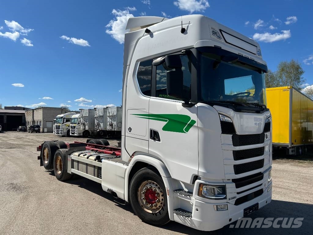 Scania S580B6X2NB EURO6, full air, 9T front axel!! Camiones con chasís y cabina