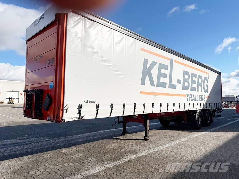 Kel-Berg City curtain / 2 axle City-Plane Curtainsider semi-trailers