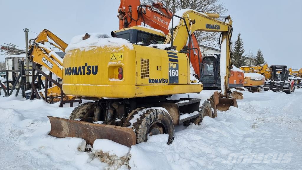 Komatsu PW 160-7 Εκσκαφείς με τροχούς - λάστιχα