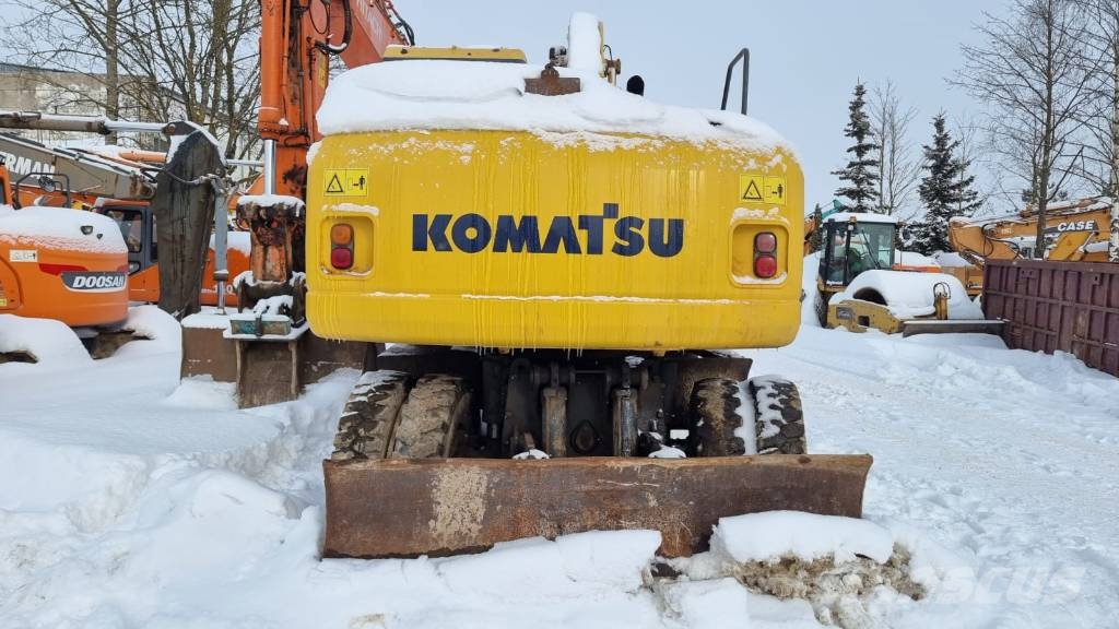 Komatsu PW 160-7 Εκσκαφείς με τροχούς - λάστιχα