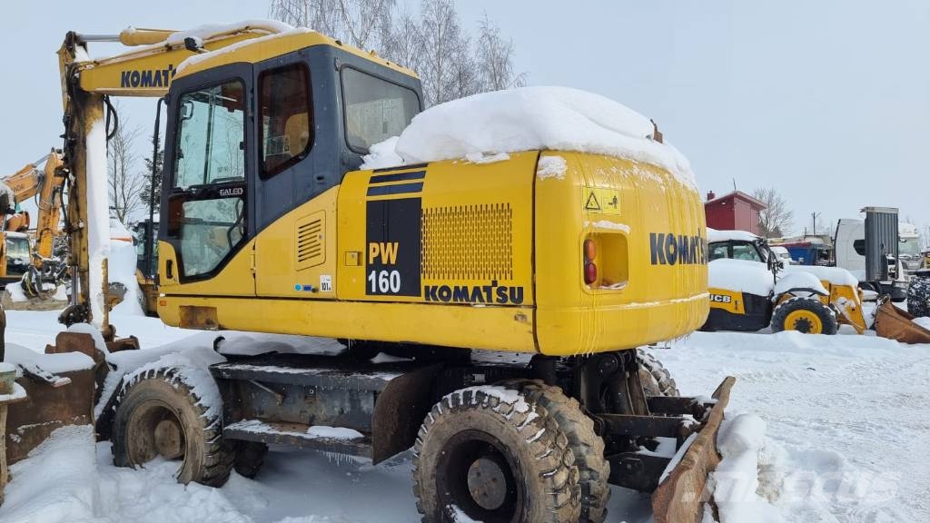 Komatsu PW 160-7 Εκσκαφείς με τροχούς - λάστιχα