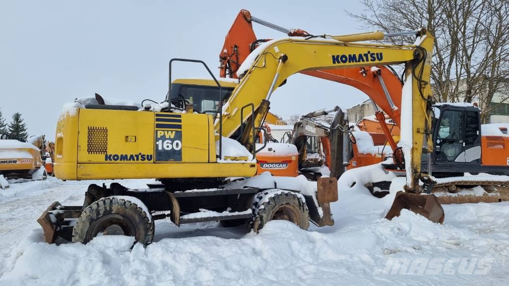 Komatsu PW 160-7 Εκσκαφείς με τροχούς - λάστιχα