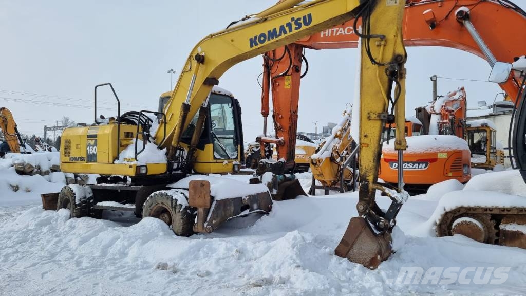Komatsu PW 160-7 Εκσκαφείς με τροχούς - λάστιχα