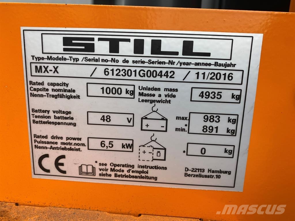 Still MX - X Orderpicking truck (Video) Sähkötrukit