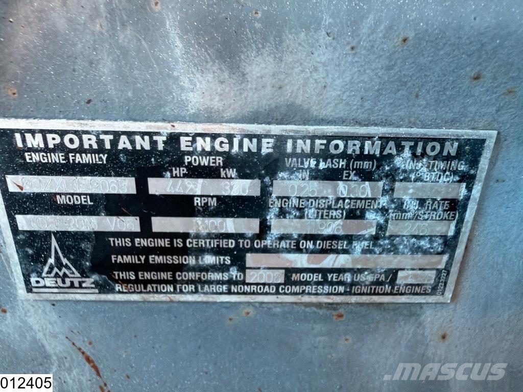 Schwing SP 4800 D Schwing, Deutz v6, 442hp Concrete pumps