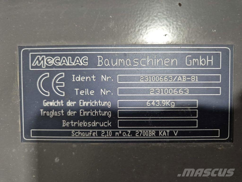 Ahlmann AZ210 Dichte bak Schaufeln