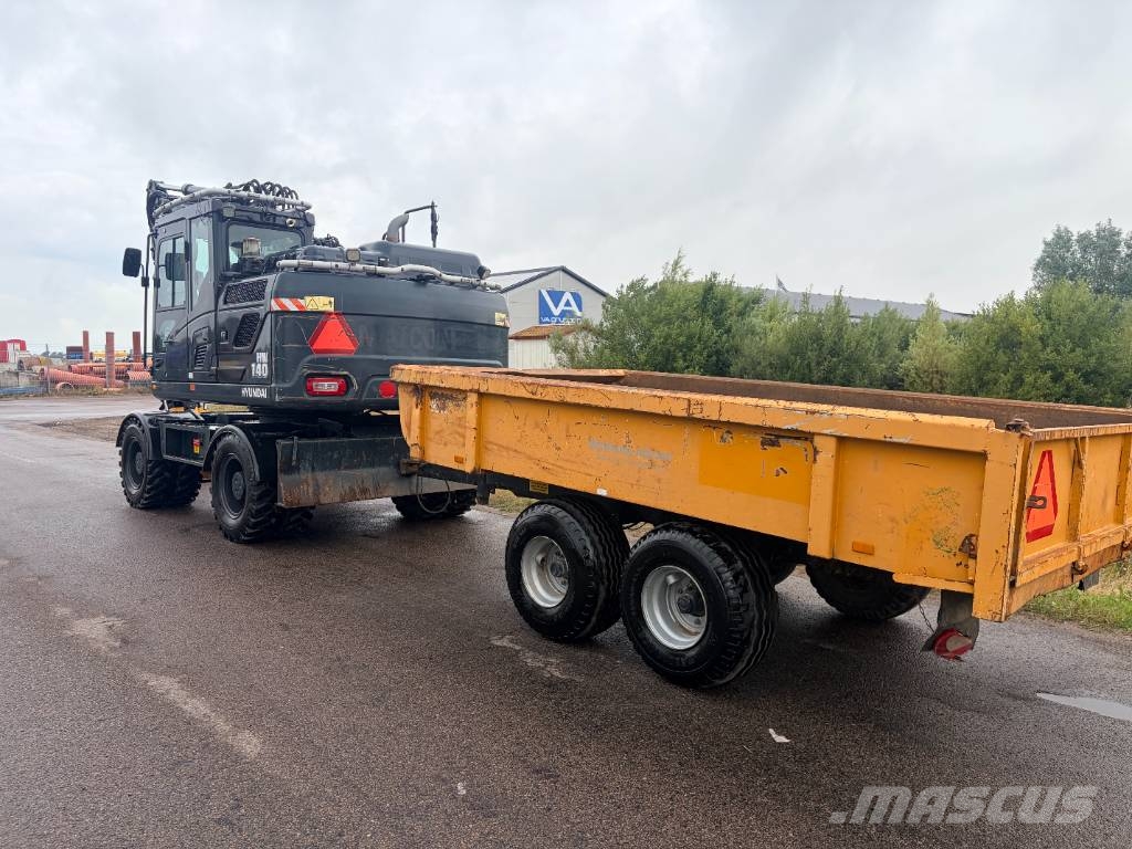 Hyundai HW 140 Excavadoras de ruedas