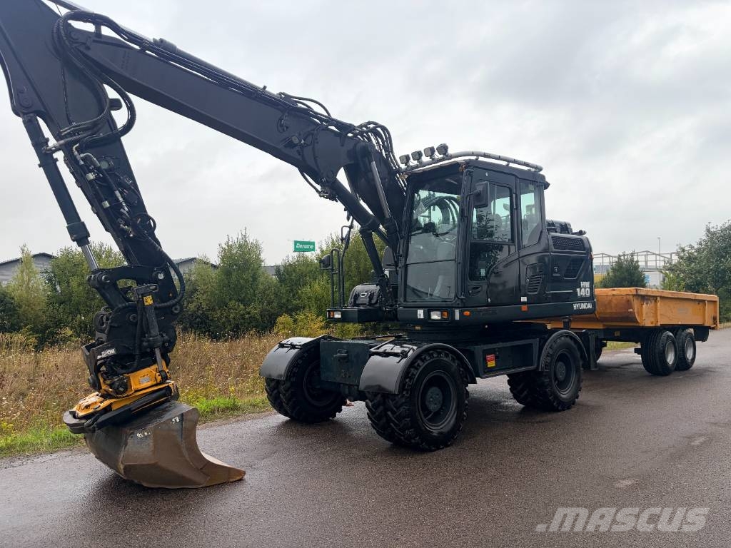 Hyundai HW 140 Excavadoras de ruedas