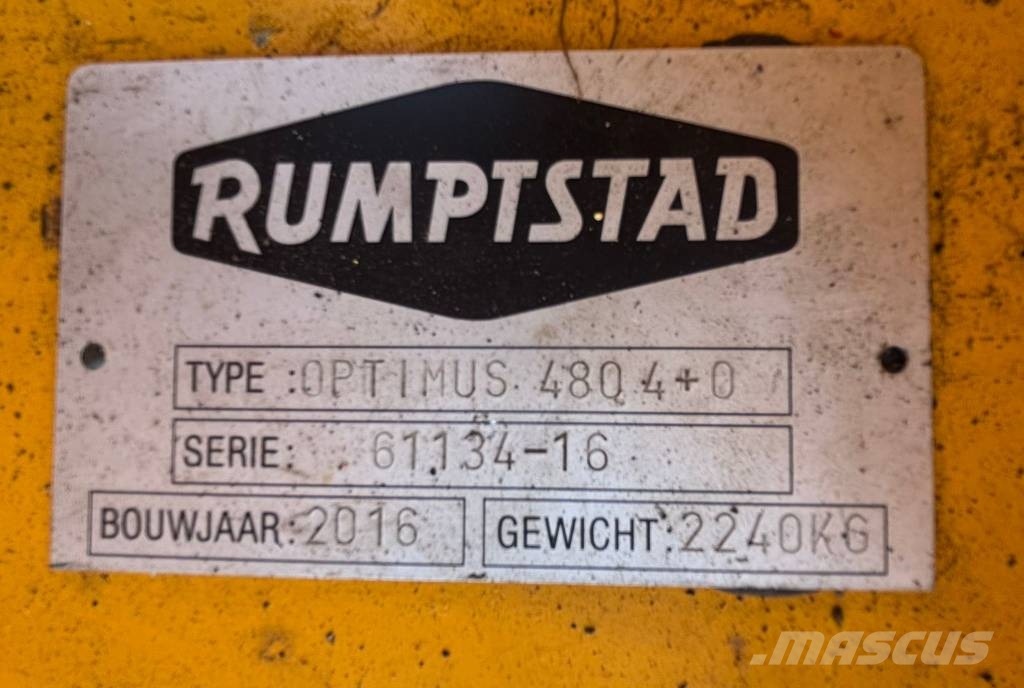 Rumpstad Optimus 480-4 محاريث عكسية