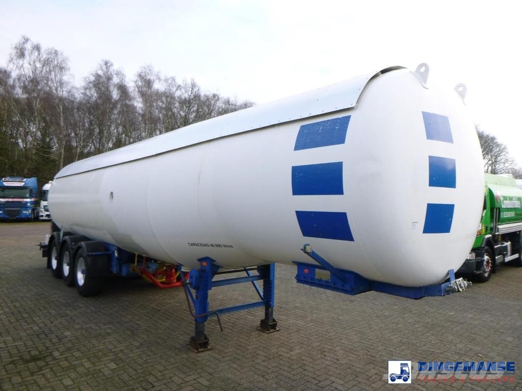 EU Gas tank steel 46.9 m3 / 1 comp Cisternové návěsy