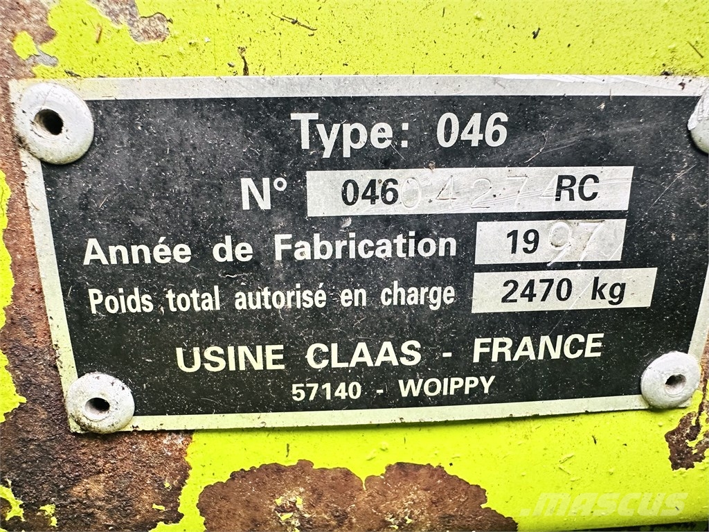 CLAAS Rollant 46 RC Prese/balirke za rolo bale