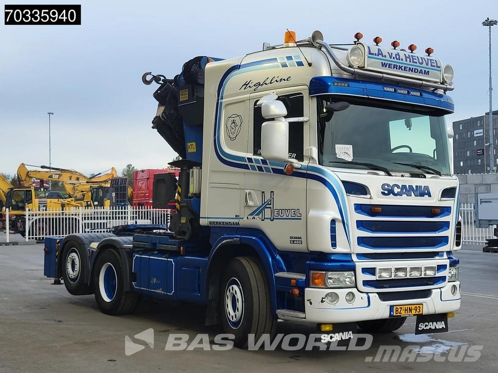 Scania G480 G 6X2 NL-Truck Lift+Lenkachse Palfinger PK600 Tractor Units