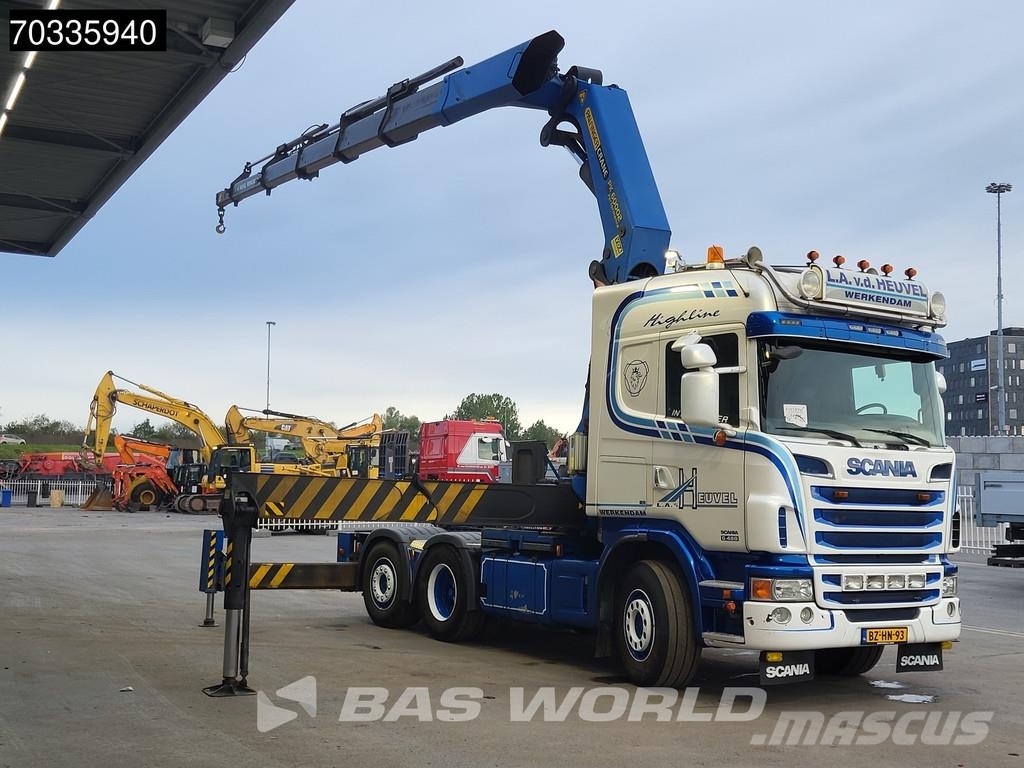 Scania G480 G 6X2 NL-Truck Lift+Lenkachse Palfinger PK600 Vilcēji