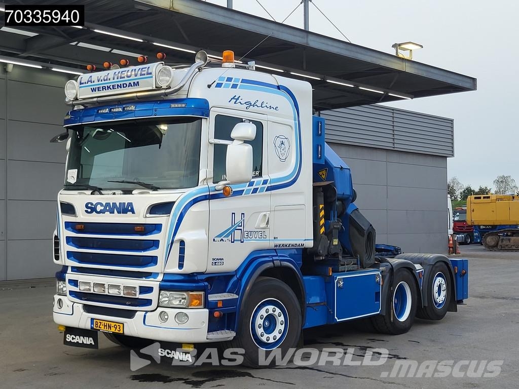 Scania G480 G 6X2 NL-Truck Lift+Lenkachse Palfinger PK600 Vilcēji