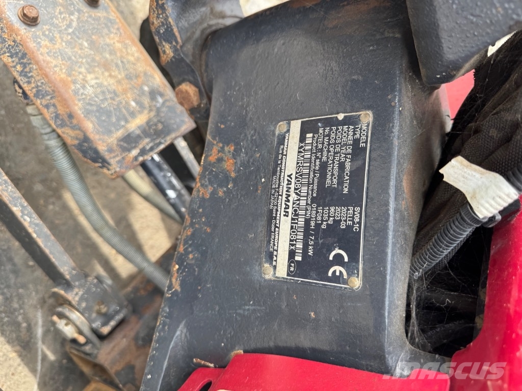 Yanmar SV08 (1F081) حفارات صغيرة أقل من 7 طن (حفارات صغيرة)