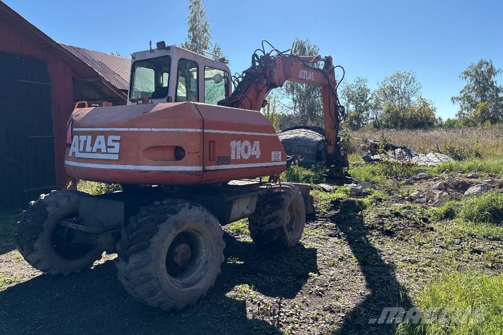 Atlas 1104, Fullt fungerande, 199.000kr Hjulgrävare