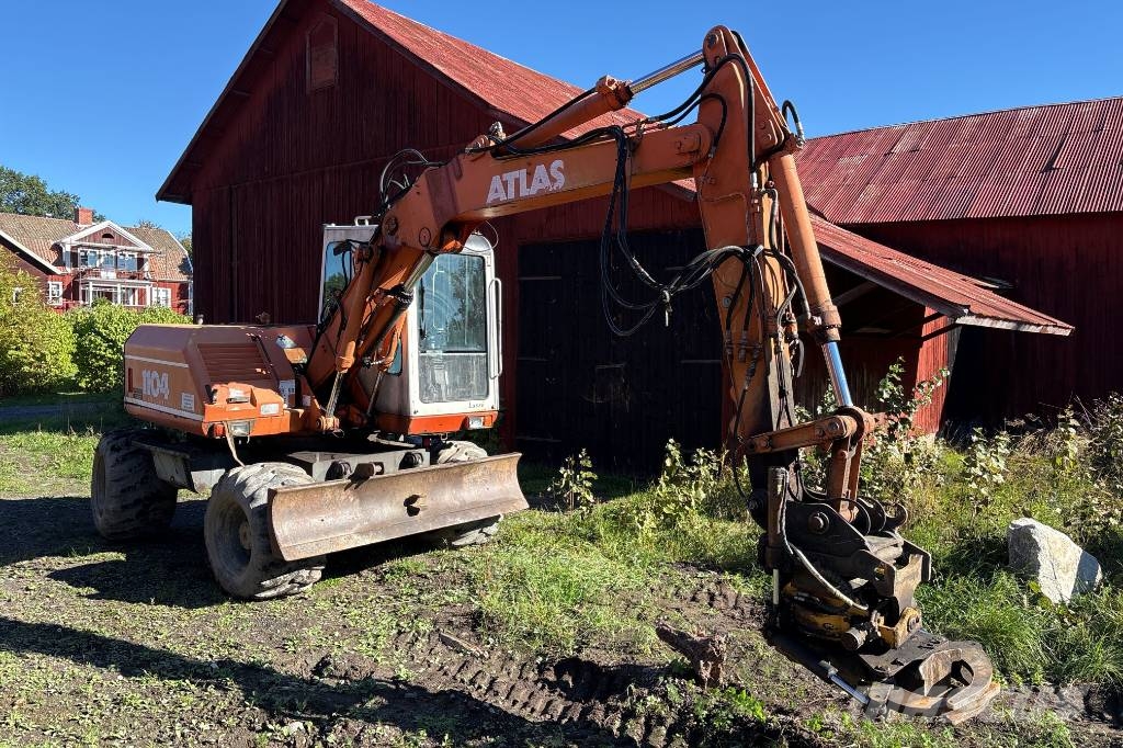 Atlas 1104, Fullt fungerande, 199.000kr Hjulgrävare