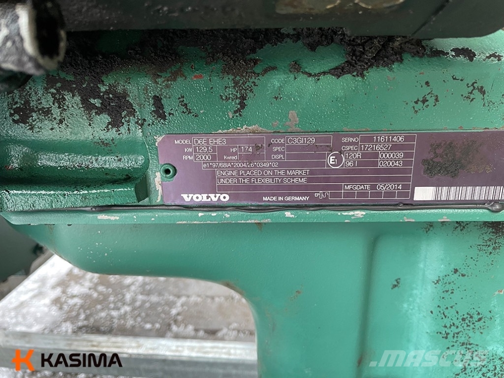 Volvo EW 230 C engine D6E EHE3 محركات