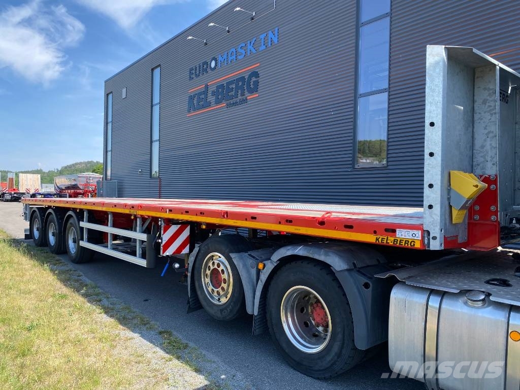 MAX Trailer 210AA Dobbelt uttrekk til 29 meter lastelengde Anhænger med lad/Flatbed