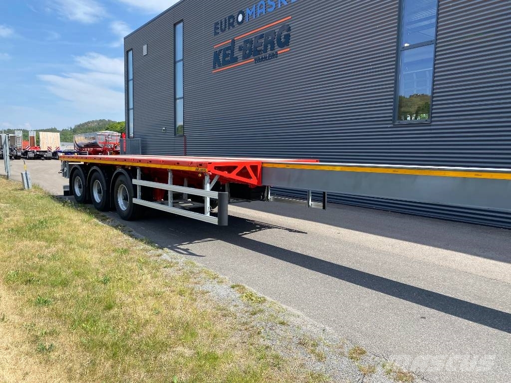 MAX Trailer 210AA Dobbelt uttrekk til 29 meter lastelengde Anhænger med lad/Flatbed
