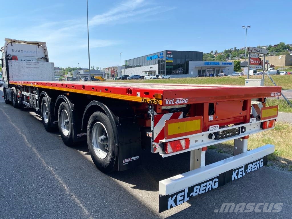 MAX Trailer 210AA Dobbelt uttrekk til 29 meter lastelengde Anhænger med lad/Flatbed